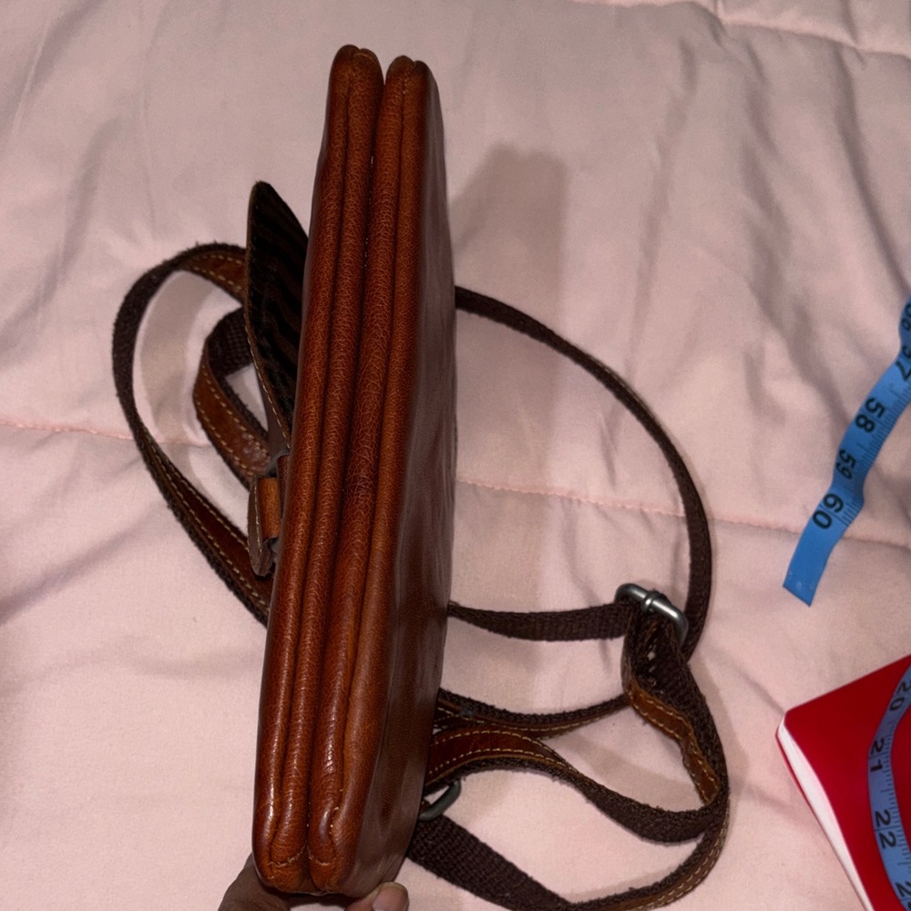 Jack Rogers Hand Stained Buffalo Leather Crossbody Bag - Picture 10 of 14